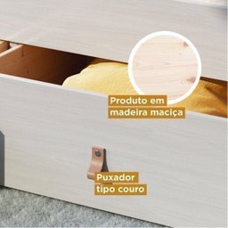 Mesa de Cabeceira 1 Gaveta Íris CabeCasa MadeiraMadeira - 6