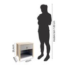 Ver imagem 3 de Mesa de Cabeceira 1 Gaveta Íris CabeCasa MadeiraOriginals