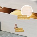 Ver imagem 6 de Mesa de Cabeceira 1 Gaveta Íris CabeCasa MadeiraOriginals Cinza