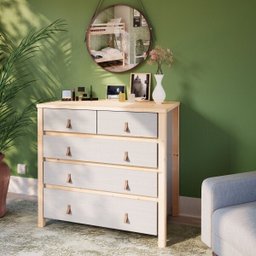 Cômoda 5 Gavetas Íris CabeCasa MadeiraOriginals - 1