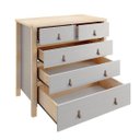 Ver mais imagens de Cômoda 5 Gavetas Íris CabeCasa MadeiraOriginals