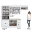 Ver imagem 3 de Cozinha Compacta 4 Peças com Torre Quente Emily Espresso Móveis