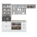 Ver imagem 4 de Cozinha Compacta 4 Peças com Torre Quente Emily Espresso Móveis