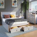 Ver imagem 2 de Cama Casal 2 Gavetas Íris CabeCasa MadeiraOriginals