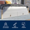 Ver imagem 4 de Cama Casal 2 Gavetas Íris CabeCasa MadeiraOriginals