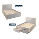 Ver imagem 7 de Cama Casal 2 Gavetas Íris CabeCasa MadeiraOriginals