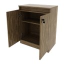 Ver imagem 4 de Balcão Escritório com Chave Multimóveis Cr25046 Nogal