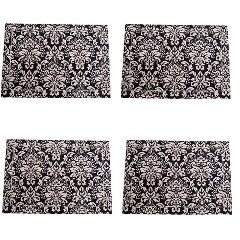 Jogo Americano Dupla Face 4 Peças - 35 X 50 Cm Flor de Lotus Argivai