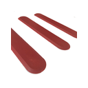 Ver imagem 1 de Sinalização Tatil Direcional Pvc Vermelho Elementos Soltos com Dupla Face ML