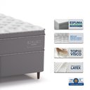 Ver imagem 6 de Colchão Casal Flex do Brasil Molas Ensacadas Toscana 34X 188X 138 cm