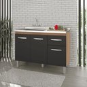 Ver imagem 1 de Gabinete de Cozinha Completo com Pia