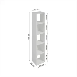 Estante para Livros 5 Nichos 150cm - 3