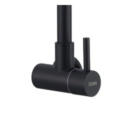 Torneira Inox Cozinha Giratória Parede Longa Preta Nox01db Doan - 3