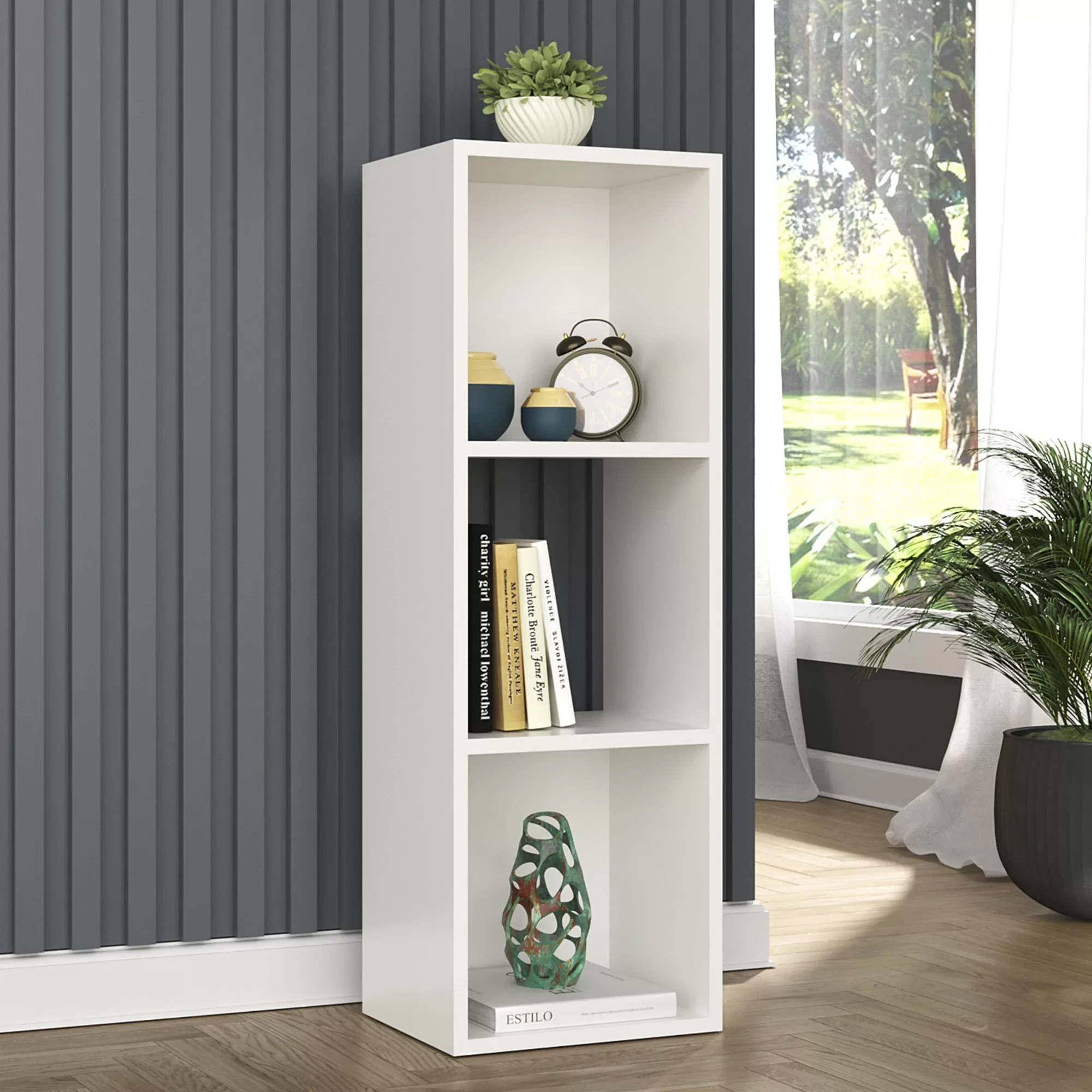 Estante 3 Nichos 90cm Torre | MadeiraMadeira