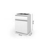 Balcão Cozinha p/Cooktop ASM 186 2 Portas e 1 Gaveta Branco - Movelbento - 2