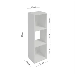 Estante 3 Nichos 90cm Torre  - 3