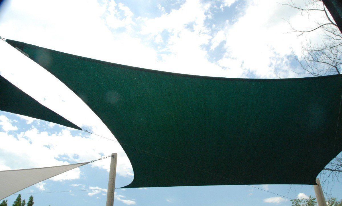 Tela Toldo de Sombreamento Shade Decorativa Verde - 4x11,5 - 6