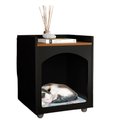 Ver imagem 1 de Mesa de Cabeceira Casinha de Cachorro Gato Pet Preto Freijó