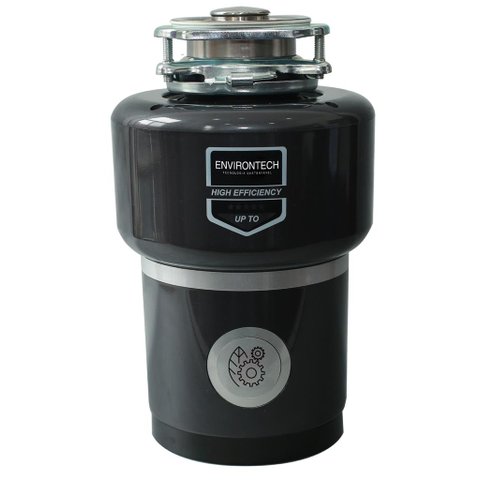 Triturador de resíduos de alimentos pia de cozinha ENVIRONTECH, alta potência 1HP, superior ao EVO20