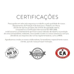 4 Mosquetão Oval Aço Trava Rosca 25kn Nbr Ce En U - 5