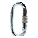 Ver imagem 2 de 4 Mosquetão Oval Aço Trava Rosca 25kn Nbr Ce En U