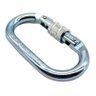 4 Mosquetão Oval Aço Trava Rosca 25kn Nbr Ce En U - 3