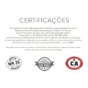 Ver imagem 5 de 4 Mosquetão Oval Aço Trava Rosca 25kn Nbr Ce En U