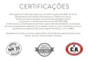 Ver imagem 5 de 4 Mosquetão Oval Aço Trava Rosca 25kn Nbr Ce En U
