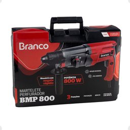 Martelete Perfurador Profissional 800w 127v - Branco Motores - 10