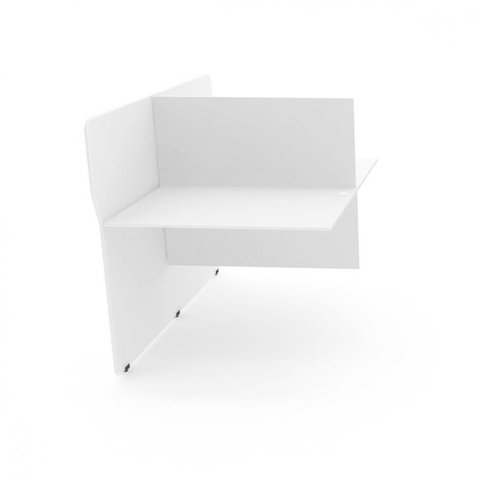 Mesa Estação de Telemarketing Dupla Maxxi Branco