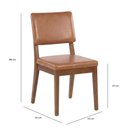 Ver imagem 4 de Conjunto de Jantar Mesa c/Vidro Bennett 6 Cadeiras New Ella - Caramelo