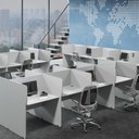 Ver imagem 3 de Mesa Estação de Telemarketing Dupla Maxxi 