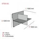 Ver imagem 4 de Mesa Estação de Telemarketing Dupla Maxxi Cinza