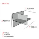 Ver imagem 3 de Mesa Estação de Telemarketing Dupla Etdc-02 Maxxi