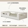 Cama Montessoriana com Grade de Proteção Quarto Infantil - 4