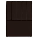 Ver imagem 5 de Cabeceira Solteiro 100 Cm com Frame Dalia Suede Marrom Artte
