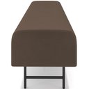 Ver imagem 2 de Puff Recamier Decorativo com Pés Industrial 160cm Novara P05 Veludo Marrom - Lyam Decor