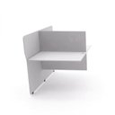 Ver imagem 2 de Mesa Estação de Telemarketing 100cm Maxxi