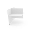 Ver imagem 1 de Mesa Estação de Telemarketing 100cm Maxxi Branco