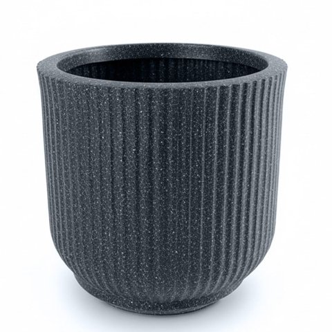 Vaso Ritmo 32 (20l) Cor Preto Mármore Vasap
