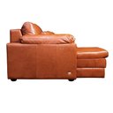 Ver imagem 6 de Sofá Decorativo Sala de Estar Marselha Retrátil Elétrico 2 Lugares 175cm Couro Conhaque - Mozzelar