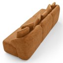 Ver imagem 6 de Sofá 3 Lugares para Sala de Estar Living 228cm Arlo F04 Couríssimo Whisky - Lyam Decor