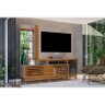 Estante Home Theater Frizz Plus com Rodízios Fendi Naturale - Madetec - 1