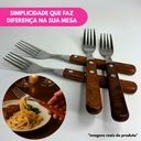 Ver imagem 7 de Garfo de Refeição Cabo de Madeira