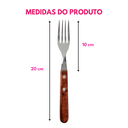 Ver mais imagens de Garfo de Refeição Cabo de Madeira