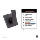 Ver imagem 2 de Acabamento de Misturador Monocomando para Chuveiro Quadrado Purangi Pingoo.casa - Preto