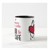 Caneca Personalizada Frase Romântica Não Falte Amor E Café - 3