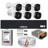 Kit 6 Câmeras Intelbras 3 Cam Full Color 3 Cam 1220b Full Hd Dvr Mhdx 3008-c C/hd 1tb - 1