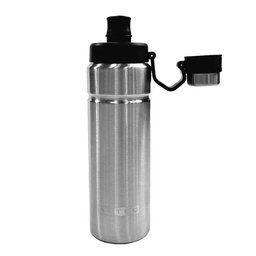 Garrafa Térmica Icarus Azteq - Modelo Ergonômico - Prata - 2