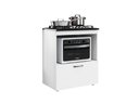 Ver imagem 2 de Balcão de Cozinha para Cooktop 5 Bocas e Nicho para Forno Slim Branco